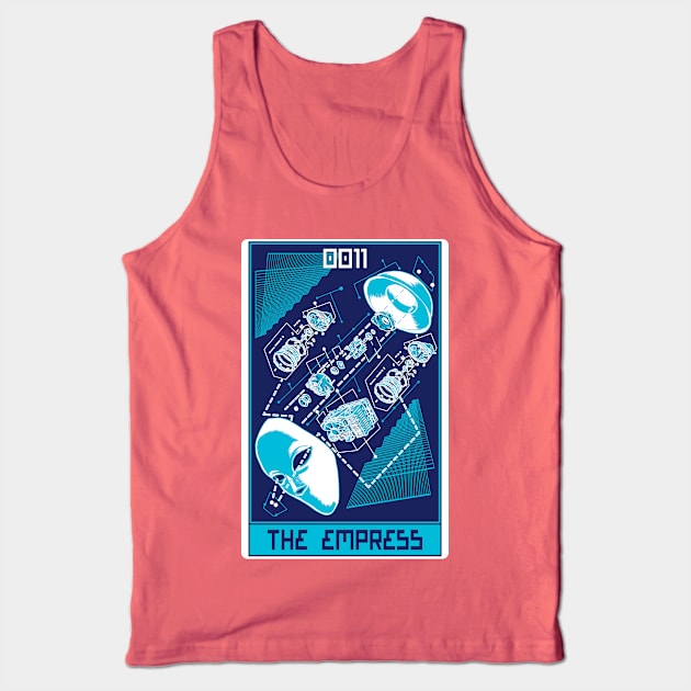 Robo Tarot: The Empress Tank Top by PeterTheHague